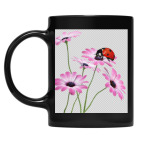 Кружка цветная UV-DTF