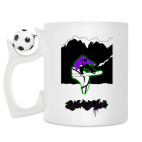 Кружка с футбольным мячиком