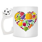 Кружка с футбольным мячиком