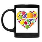 Кружка цветная UV-DTF