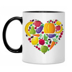 Кружка двухцветная