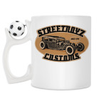 Кружка с футбольным мячиком