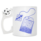 Кружка с футбольным мячиком