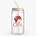 Банка с бамбуковой крышкой