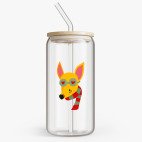 Банка с бамбуковой крышкой