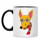 Кружка двухцветная