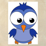 Синяя птичка