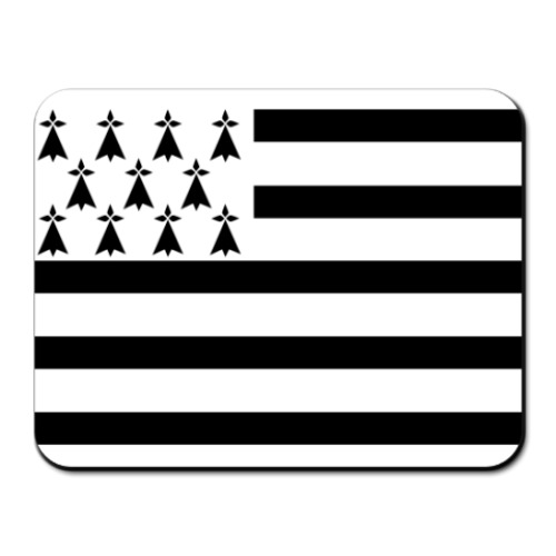 Коврик для мыши с принтом Флаг Бретани