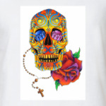 Череп и роза