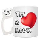 Кружка с футбольным мячиком