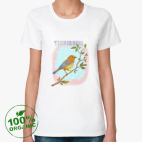 Женская футболка органик