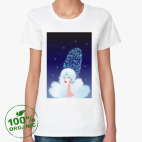 Женская футболка органик