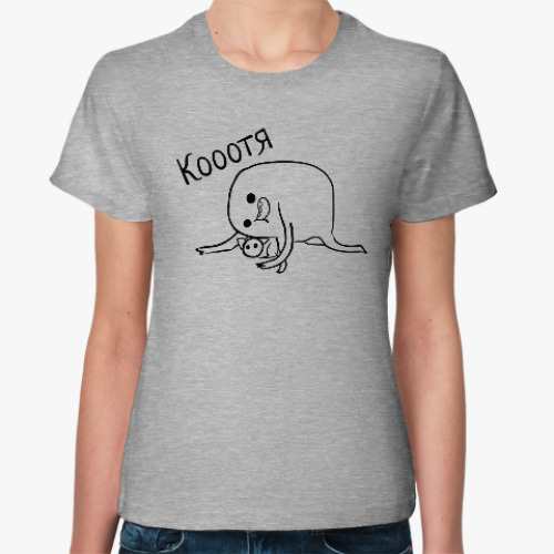 Женская футболка Кооотя