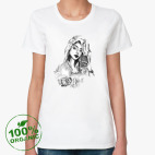 Женская футболка органик