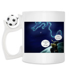 Кружка с футбольным мячиком