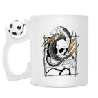 Кружка с футбольным мячиком