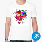 Мужская спортивная футболка