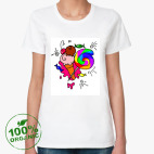 Женская футболка органик