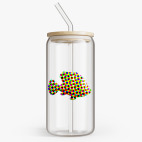 Банка с бамбуковой крышкой