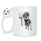 Кружка с футбольным мячиком