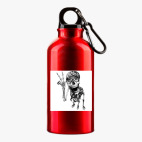 Металлическая бутылка 400 мл UV-DTF