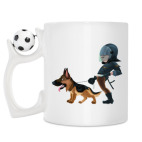 Кружка с футбольным мячиком