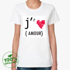 Женская футболка органик