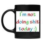 Кружка цветная UV-DTF