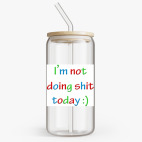 Банка с бамбуковой крышкой