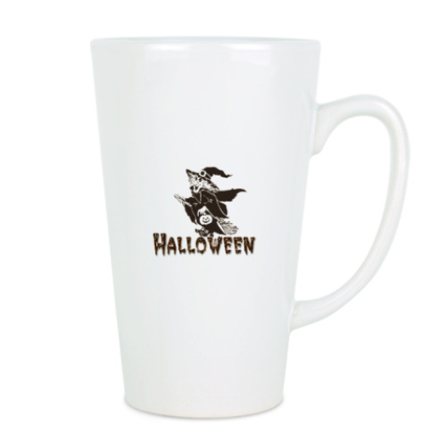 Чашка Латте с принтом Halloveen