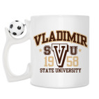 Кружка с футбольным мячиком