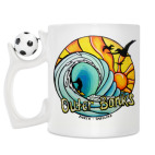 Кружка с футбольным мячиком