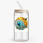 Банка с бамбуковой крышкой