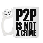 Кружка с футбольным мячиком