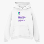 Толстовка худи оверсайз