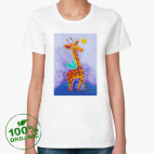 Женская футболка органик