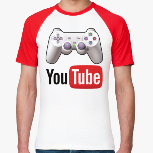 Футболка реглан YouTube Gamer