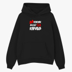 Толстовка худи оверсайз