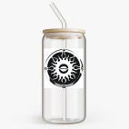 Банка с бамбуковой крышкой