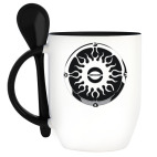 Кружка с ложкой