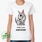 Женская футболка органик