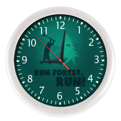 Настенные часы Run forest run! New Year