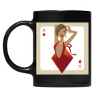 Кружка цветная UV-DTF