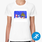 Женская спортивная футболка