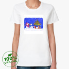 Женская футболка органик