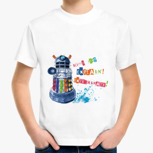 Детская футболка Доктор Кто. Далек.