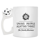 Кружка с футбольным мячиком