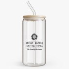 Банка с бамбуковой крышкой