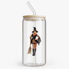 Банка с бамбуковой крышкой