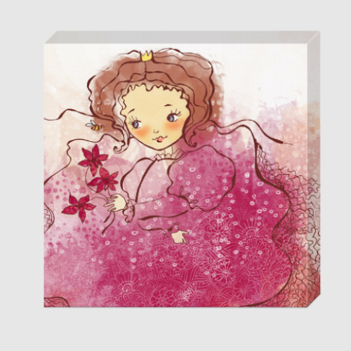 Холст с принтом волшебство